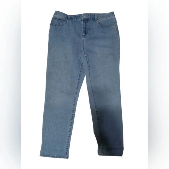 Chico's Denim - 4/$15 Chico's Blue Ankle Jeans Stretch Denim Size 2 = Size 12